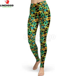 Leggings de sport pour femmes OEM, taille mi-haute, en spandex/nylon, motif uni, fessier galbé, taille élastique, fermeture personnalisable, fitness - Product Image 5
