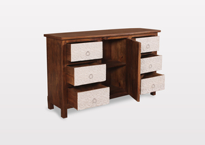 Traditional Solid Wood Storage Cabinet <b>Sideboard</b> Many Drawers-Modern Design Customized Color for <b>Kitchen</b> Living Room Bedroom - Product Image 4