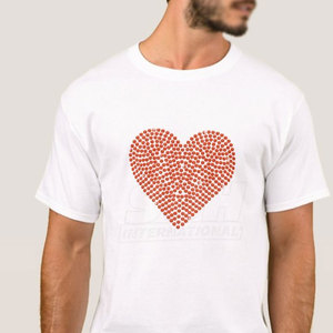 เสื้อยืดผู้ชายพิมพ์ลายสีพื้นทรงหลวมประดับเพชรเทียม ผ้าฝ้าย 100% ไซส์ใหญ่ ใส่สบายในฤดูร้อน แห้งเร็ว ระบายอากาศดี เป็นมิตรกับสิ่งแวดล้อม - Product Image 3
