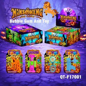Set di Giocattoli a Tema Halloween QT-F17001 - 4 Giocattoli Interattivi Novità con Palline di Gomma in Scatola Espositiva per Feste - Product Image 2