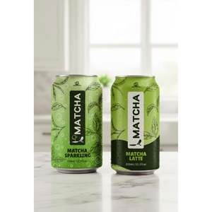 Té Verde Matcha Espumoso en Lata de 320 ml (Enlatado) OEM de Taiwán - Product Image 2
