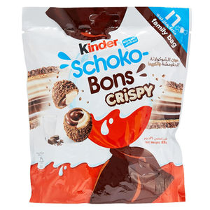 Vente en gros d'origine pour Kinder Schoko Bons, bonbons au chocolat solide avec biscuit - Product Image 3