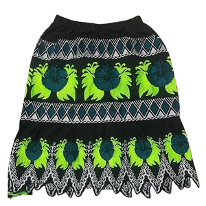 High Quality Custom Personalized Polynesian Hawaiian Beach Wear Floral Embroidered Pohnpei <b>Skirt</b> Breathable Eco-Friendly <b>Skirts</b> - Product Image 3