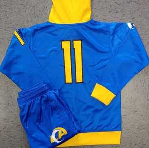 2022 Unisex personalizado de gran tamaño acogedor Joggers conjuntos de algodón polar con capucha chándal para parejas de talla grande antibacteriano Anti-UV - Product Image 6