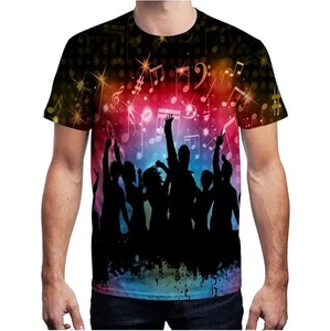 100% sublimaciones de impresión de talla grande ropa de Hombre Ropa Casual hombres camisetas directo de fábrica proveedor más vendido para hombres camisetas - Product Image 5