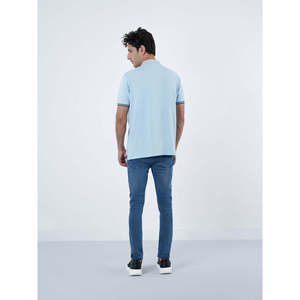 กางเกงยีนส์เดนิมทรงสลิมฟิตสไตล์วินเทจ รุ่น MC2315 ยี่ห้อ Airi Casual แบบสโตนวอช แต่งลายปะติดปะต่อ ทรงตรงสูง สีเข้ม/ฟอก/สีต่างๆ - Product Image 4