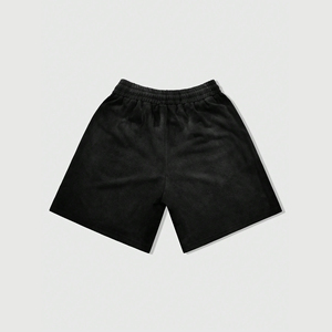 กางเกงขาสั้นผู้ชายแบบลำลอง ดีไซน์สั่งทำพิเศษ ความยาวระดับเข่า ผ้าฝ้าย 100% เฟรนช์เทอร์รี่ ล้างสีแบบแอซิดวอช แต่งแพทช์ปักลาย ระบายอากาศได้ดี - Product Image 2