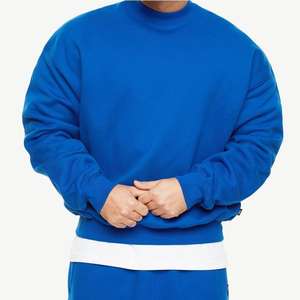 เสื้อสเวตเตอร์มีฮู้ดสำหรับผู้ชาย, สินค้ามาใหม่คอกลมแขนยาวผ้าฝ้าย100% เข้ารูปปกติดีไซน์ไฮสตรีทวินเทจ - Product Image 1