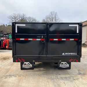 Remorque à benne basculante à col de cygne 2026, propre, 8×20, 24,9K, double essieu tandem, côtés de 4 pieds, levage télescopique - Product Image 6