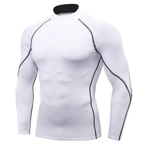 Wholesale Price <b>Men's</b> <b>Stretch</b> Training <b>Shirt</b> Breathable Wear Best Quality Custom Swimwear Unisex Slim Fit - Product Image 6