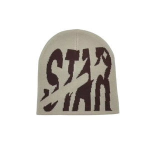 Customisable <b>Wool</b> Blend Beanies Hats Best Quality Winter Wear Durable Printing High-Durable Plaid Pattern Your Own Logo Included - Product Image 1