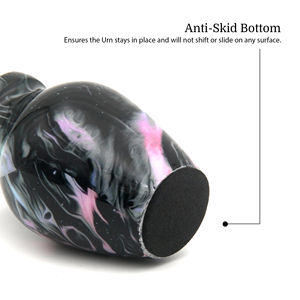 Ensemble d'urnes funéraires en métal de luxe de conception moderne, petit modèle, 4 vases de table en émail imprimé à la main, 50 ml chacun, personnalisables - Product Image 4