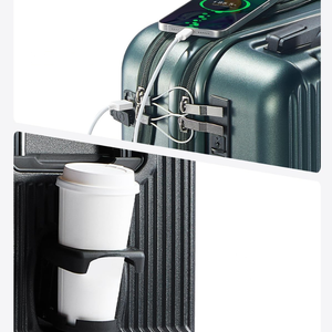 <span class=keywords><strong>Maleta</strong></span> de Mano con Compartimento para Portátil, Puerto USB y Portavasos, Fabricada en ABS+PC, Rígida, con Ruedas Giratorias, Aprobada por Aerolíneas - Product Image 4