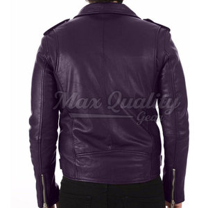 Factory Direct Sale New Arrival <b>Men's</b> Leather <b>Jacket</b> Canvas Fabric Front Logo Customized Breathable Eco-Friendly <b>Jacket</b> - Product Image 5