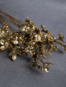 Brass Flower Gậy sơn vàng trang trí chi nhánh Bạch Dương cho bình trung tâm trang trí đám cưới Gậy cho Diy thủ công trang trí nội thất - Product Image 3