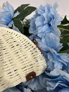 Bolso de Mimbre de Moda, Bolso de Viaje Hecho a Mano con Diseño de Nube - Product Image 3