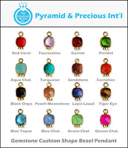 Vessonite Cojín Forma Fancy Bisel Charms - Product Image 6