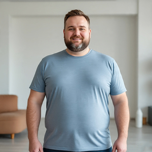 เสื้อยืดไรน์สโตนขนาดใหญ่พิเศษสำหรับผู้ชายเสื้อยืดกลิตเตอร์ระยิบระยับลำลองน้ำหนักเบาซักได้ทุกฤดูกาล - Product Image 4