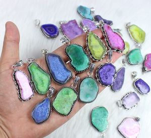 Collar con colgante de rebanada de cuarzo Solar al por mayor para mujer, increíble Ajuste de bisel, suministro de joyería con incrustaciones, regalo para niñas - Product Image 6