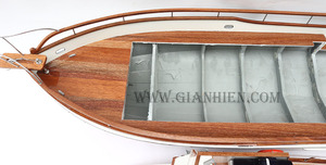 Gia Nhien Fabricant Approuvé Conception Personnalisée quantité minimale de commande Basse GRAND BANKS-COQUE ROUGE PEINT-BATEAU DE VITESSE EN BOIS - Product Image 4