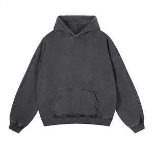Sudadera con Capucha Deportiva Informal para Hombre, Sudadera con Capucha Holgada de 430 g, Sudadera de Forro Polar Personalizada, Sudadera Gruesa 100% Algodón para Hombre - Product Image 1