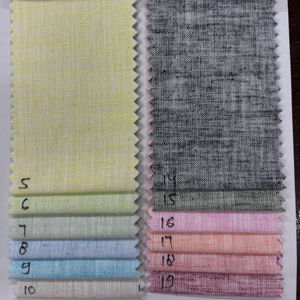 Tissu de chemise en coton et lin de haute qualité pour les marques de mode à un prix abordable en vrac - Product Image 1