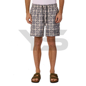 Shorts de plage pour hommes de haute qualité, sublimés, design imprimé personnalisé, séchage rapide, fermeture à cordon, options multicolores, polyester - Product Image 1