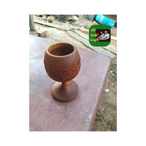 Vaso de Cáscara de Coco PREMIUM, Artesanía Natural, Ecológico, para Servir Té Caliente y Uso Diario - Product Image 6