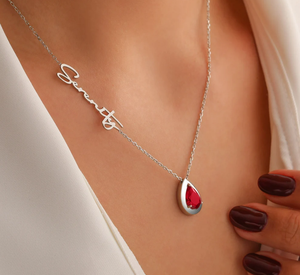 Collar de Alexandrita Hecho a Mano, Piedra de Nacimiento, Bliss Handmade - Product Image 1