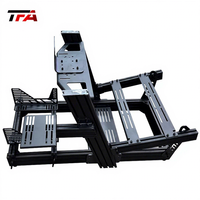 Simulateur de course VR professionnel, cockpit en aluminium pour simulation de conduite automobile, siège réglable, entraînement sportif et divertissement