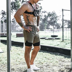 Pantalones cortos informales para hombre de algodón 100% al por mayor, pantalones cortos elásticos para playa y gimnasio con logotipo personalizado estampado, pantalones cortos ecológicos para hombre en blanco - Product Image 6