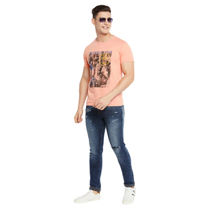 เสื้อยืดกีฬาคอกลมสำหรับผู้ชายเสื้อยืดแขนครึ่งแขนพิมพ์ลายสกรีน - Product Image 2