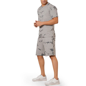 Nouvelle tendance ensemble court hommes T-shirt avec logo sur mesure avec ensembles de shorts assortis conception OEM t-shirt à manches courtes ensemble de deux pièces - Product Image 2