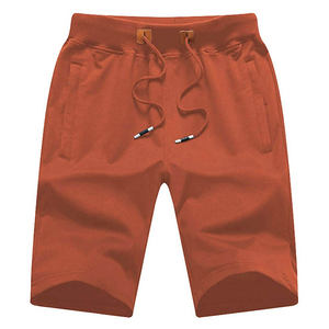 Shorts en molleton de coton pour homme, nouvelle mode, 100% coton, motif uni, vêtements décontractés d'été pour homme, fabricant à forte vente - Product Image 5