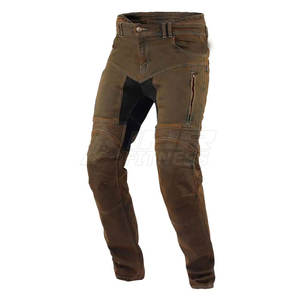 Pantalon de survêtement slim pour hommes personnalisé en gros Pantalon en jean taille moyenne taille moyenne à la mode Tissu en coton confortable - Product Image 1