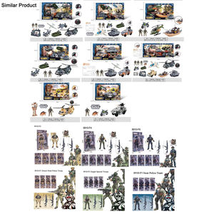 Base militaire combattant avion armée hommes figurines cadeau pour enfants tour de guet moto voiture hélicoptère réservoir jouets enfants jeu - Product Image 5