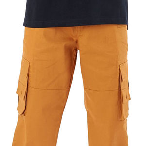 Pantalon cargo surdimensionné en molleton 100% coton taille plus, nouvelle arrivée 2025, taille haute, jambe large, pantalon cargo pour homme - Product Image 6