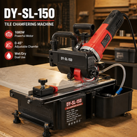 Machine automatique de chanfreinage de carreaux DY-SL-150 1680W, Meuleuse de cinquième génération, Module de chanfreinage et de rainurage de haute précision, Meuleuse d'angle