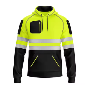 Hoodie Hi VIS เสื้อฮู้ดขนาดใหญ่พิเศษสำหรับผู้ใหญ่ hoodies hoodies hoodies ความปลอดภัย Hi VIS hoodies สำหรับขายผลิตในปากีสถาน - Product Image 5