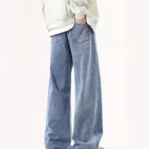 Pantalon en jean épais pour hommes Pantalon de travail industriel durable Couture renforcée Conception multi-poches Commandes en gros - Product Image 2