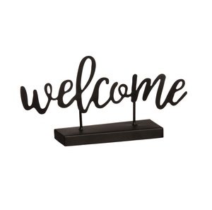 Alphabet de Noël minimaliste en aluminium et bois pour une décoration de vacances simple et élégante, rehaussant l'espace festif - Product Image 2