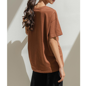 สินค้ามาใหม่พร้อมการตกแต่งเสื้อยืดพลอยเทียมผ้าระบายอากาศได้ดีมีให้เลือกพร้อมพิมพ์สกรีนเสื้อยืดพิมพ์ลายดีทีจี - Product Image 5