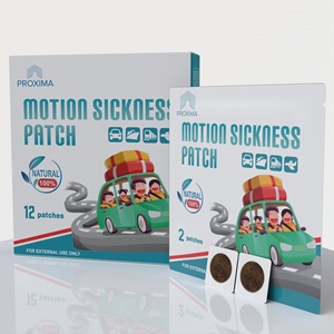 Motion Patch Parche de vapor para náuseas y mareos Viajes - Product Image 1
