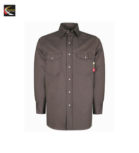 FR Ropa 6oz Verano Resistente al fuego Ripstop Camisas Hecho en China Repelente al agua CAT2 Camisa ignífuga - Product Image 1