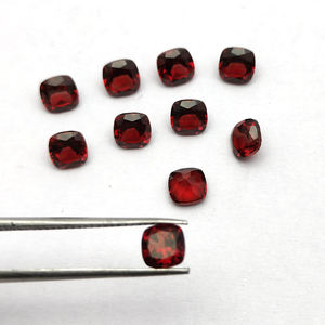 โกเมนธรรมชาติ 5 มม.เบาะด้าน 0.8 cts Iroc ขายคุณภาพสูงสีแดงโกเมนหลวมอัญมณีผู้ผลิตผู้ผลิตผู้ส่งออก - Product Image 3