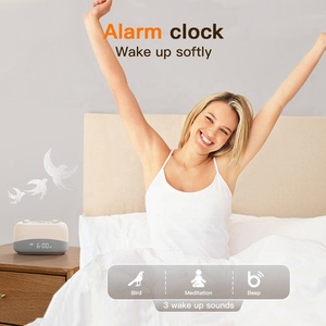 Máquina de sonido de reloj despertador HiFiD 3 con <span class=keywords><strong>29</strong></span> sonidos relajantes de alta fidelidad, luz nocturna de 8 colores, diseño portátil, repetición de 9 <span class=keywords><strong>minutos</strong></span> - Product Image 6