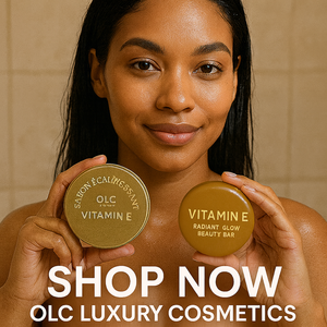 OLC LUXURY COSMETICS Savon exfoliant pour le visage avec vitamine E et acide kojique pour corriger les taches brunes et revitaliser la peau - Product Image 4