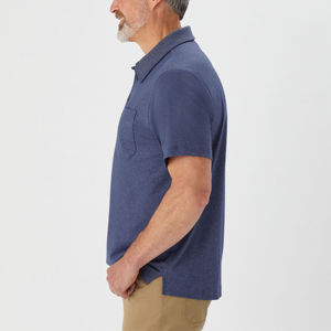Hombres cómodos de alta calidad para Polo Estilo casual Jersey Tela Fácil ajuste Tallas grandes Longitud estándar Fabricado en - Product Image 3