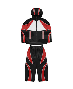 Conjunto Deportivo de 2 Piezas para Hombre, Pantalones con Cordón y Chaqueta con Cremallera, Estilo Informal para el Trabajo, Cortavientos - Product Image 5