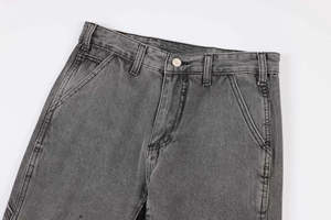 ผู้ผลิตขายส่ง กางเกงจ็อกเกอร์ผู้ชาย ผ้าแคนวาส 100% ผ้าฝ้าย คุณภาพสูง ราคาถูก ดีไซน์ล่าสุด พิมพ์โลโก้ตามสั่ง - Product Image 4